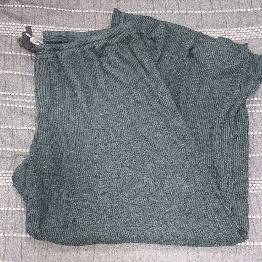 Auden Green Wide Leg Pants